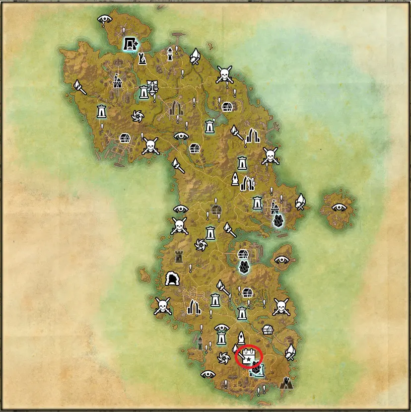 ESO Jester's Festival Auridon Pavilion Springtime Flair Daily Quest Location