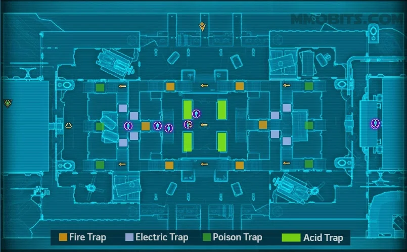 Vandin Huttball Trap Map