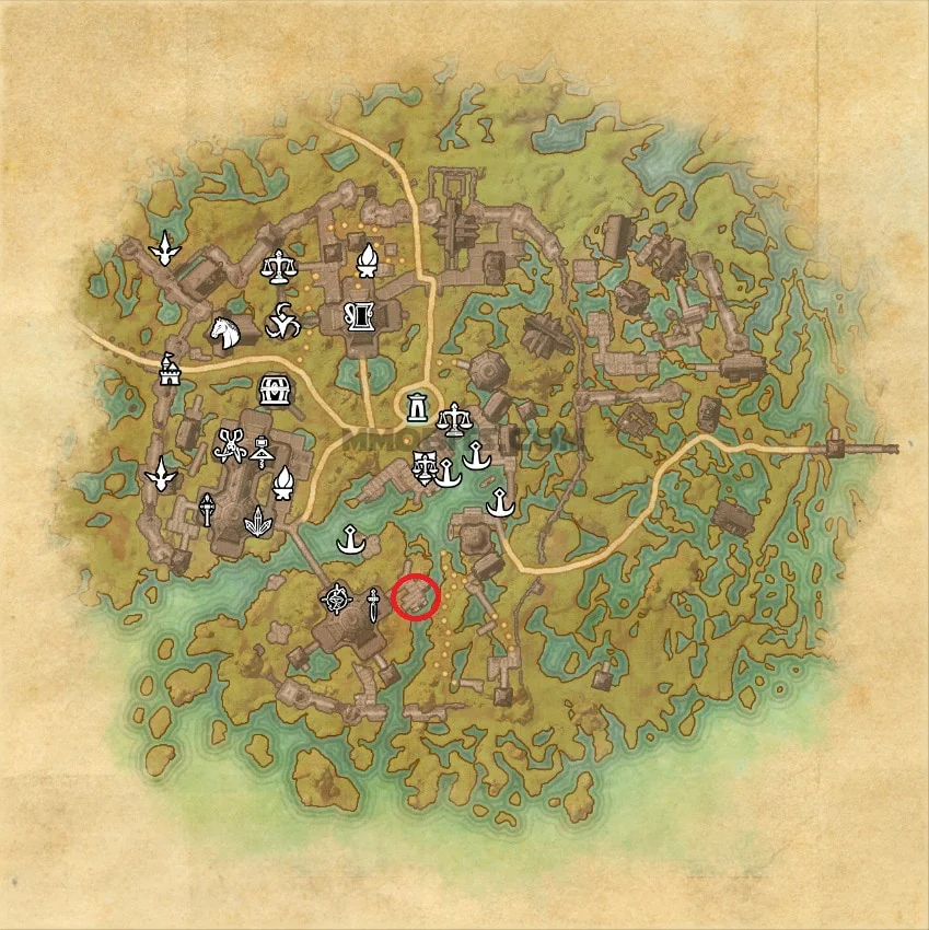 Elder Scrolls Online Murkmire Dailies Location Lilmoth Map