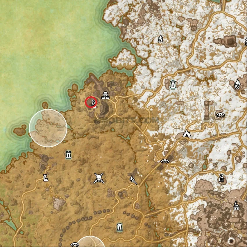 Elder Scrolls Online Wrothgar Delve Dailies Location Wrothgar Map