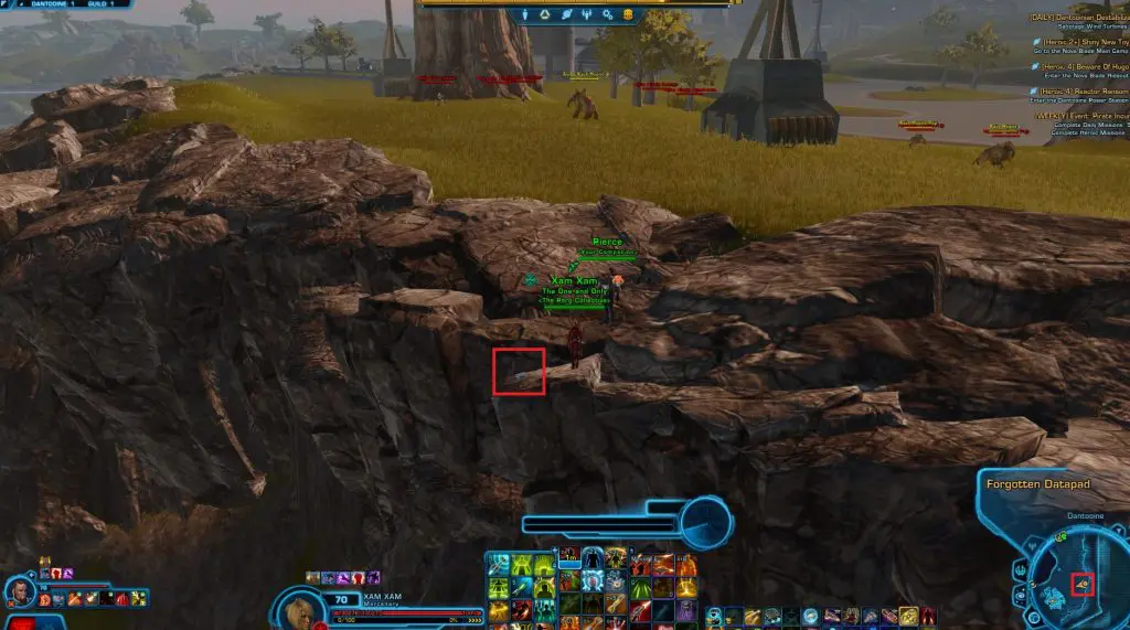 SWTOR Scholar of Dantooine Legacy of Darth Traya Location