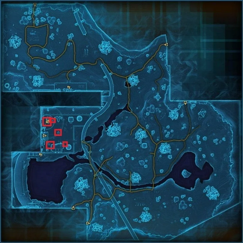 SWTOR Dantooine Achievements Nova Blade Rotgut Locations