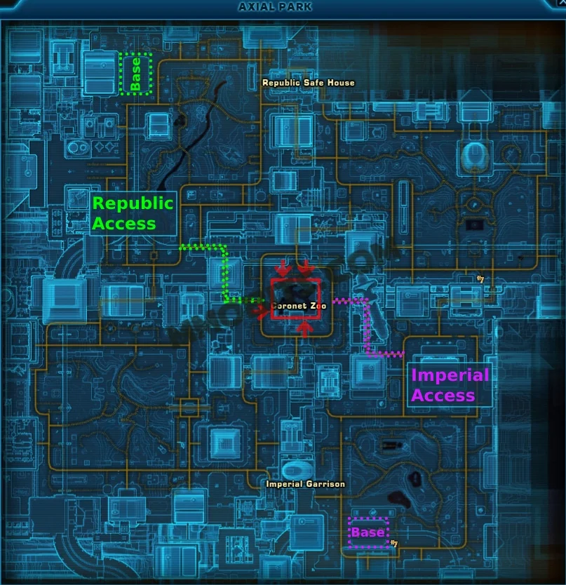 Star Wars The Old Republic Lucky Corellia World Boss Location Map