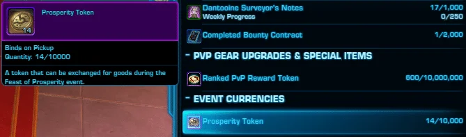 Feast of Prosperity Event Currency