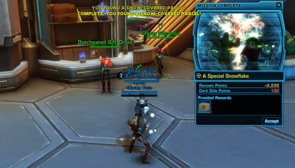 Life Day Event A Special Snowflake