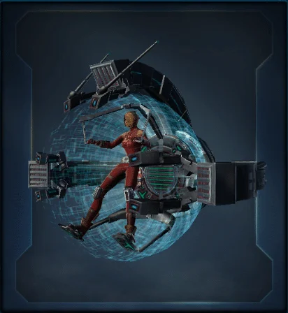 SWTOR Life Day Event Cyan Sphere Mount