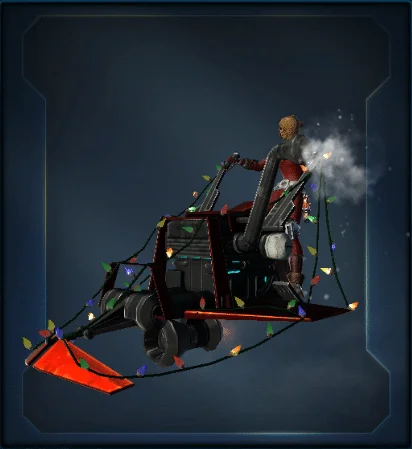 SWTOR Life Day Event Czerka LD-1 Celebrator Mount