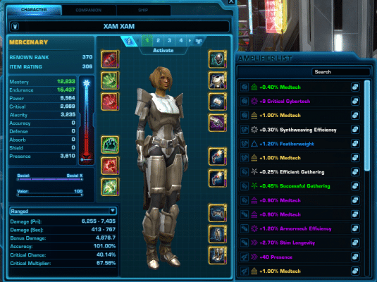 SWTOR Amplifiers Guide - Xam Xam - Xam Xam