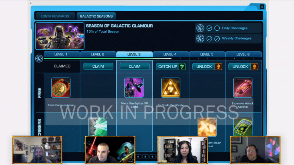 SWTOR Game Update 6.3 Announcement Stream Recap - Galactic Season UI