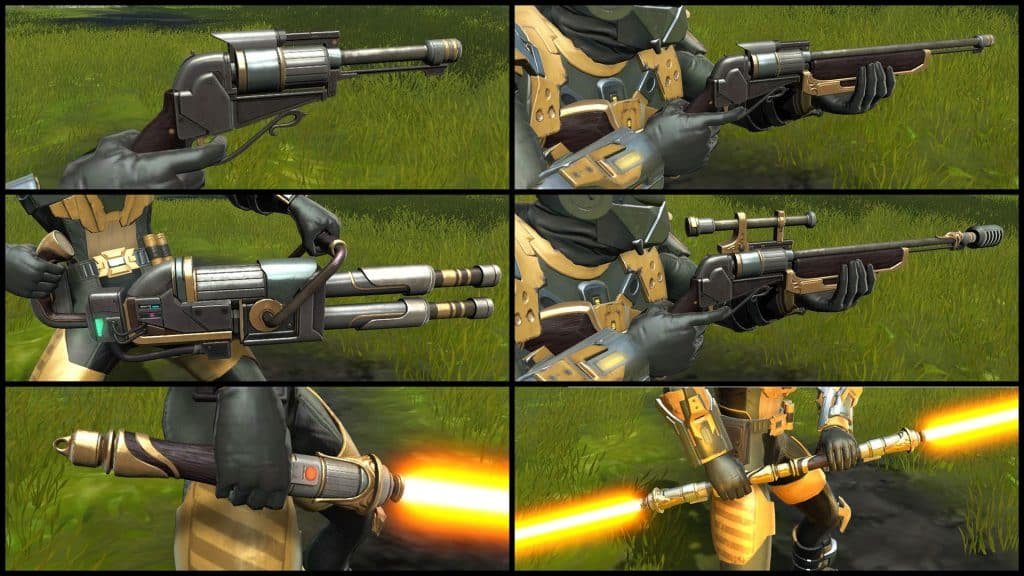 SWTOR Galactic Seasons 1 Reward Weapons