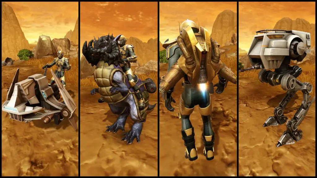 SWTOR Galactic Seasons Mounts