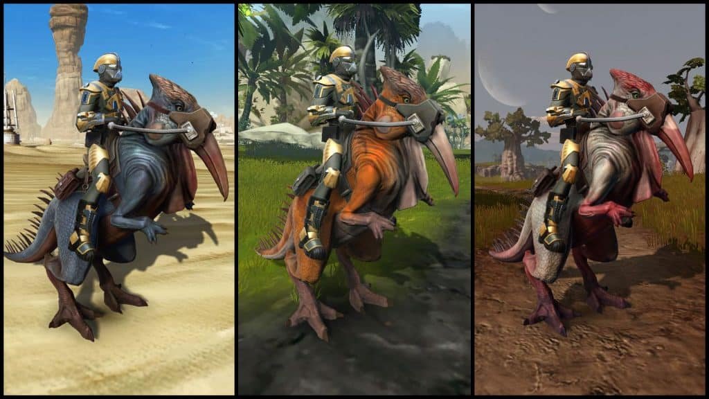 SWTOR Galactic Seasons 1 Mount Rewards