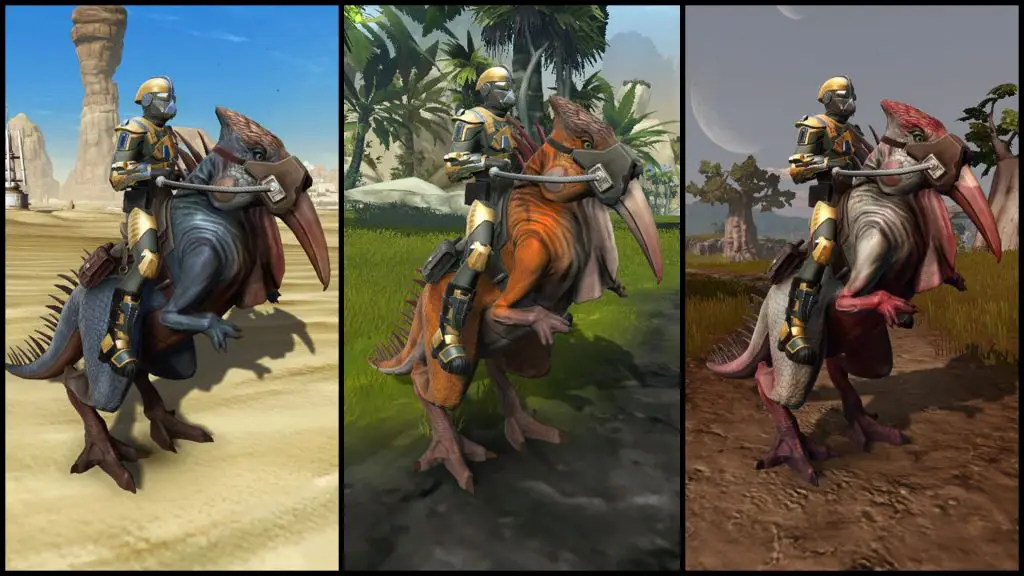 SWTOR Galactic Seasons 1 Mount Rewards