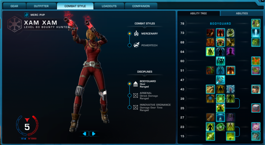 SWTOR 7.0.2 Mercenary Combat Style