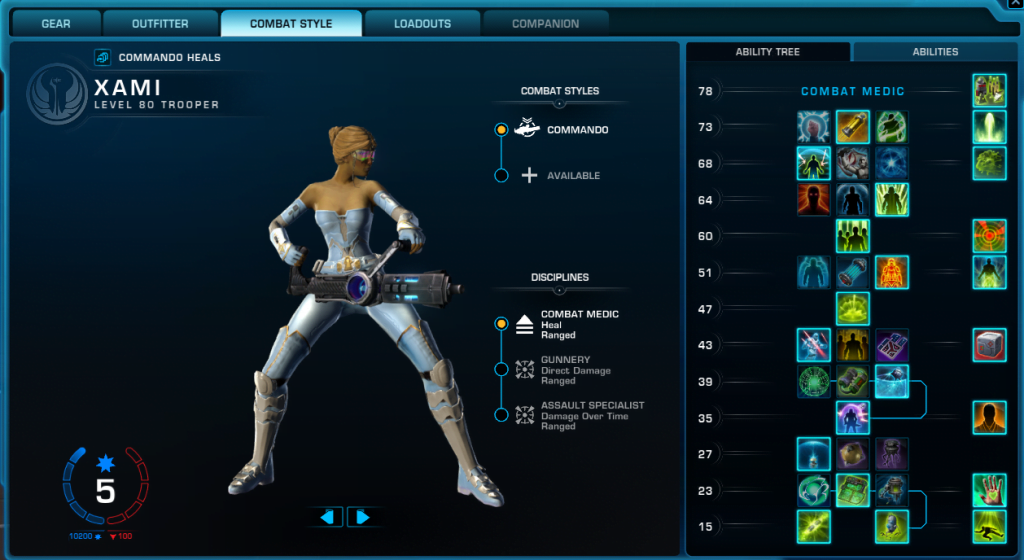 SWTOR 7.1 Commando Combat Medic Combat Style