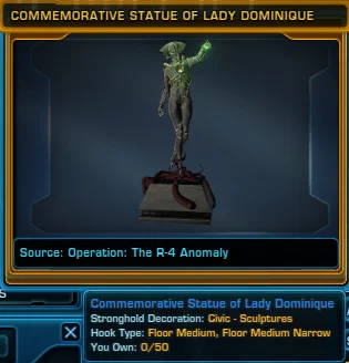 R-4 Anomaly Lady Dominique Statue