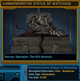 R-4 Anomaly Watchdog Statue
