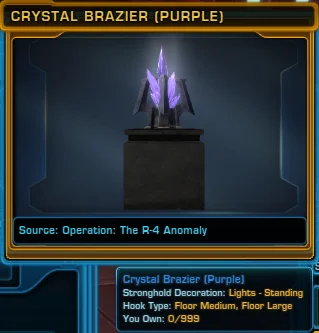 R-4 Anomaly Crystal Brazier Purple