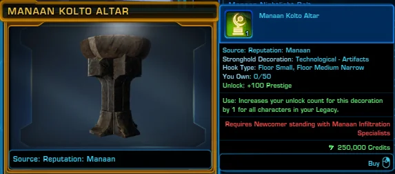 SSWTOR Manaan Kolto Altar