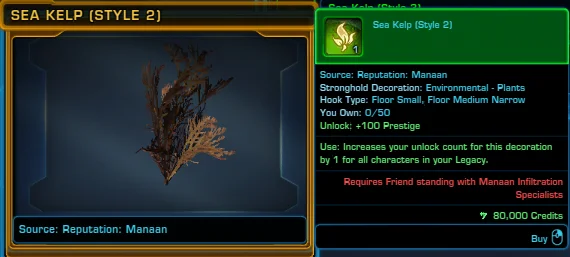 SWTOR Sea Kelp (Style 2)