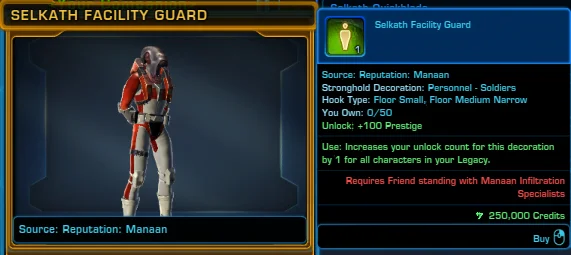 SWTOR Selkath Facility Guard