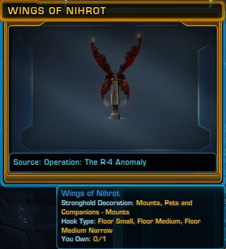 R-4 Anomaly Wings of Nihrot Mount