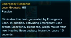 SWTOR PvP Healing - Mercenary Bodyguard Emergency Response Passive Level 60