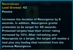 SWTOR PvP Healing - Sorcerer Corruption Reconstruct Level 43 Passive