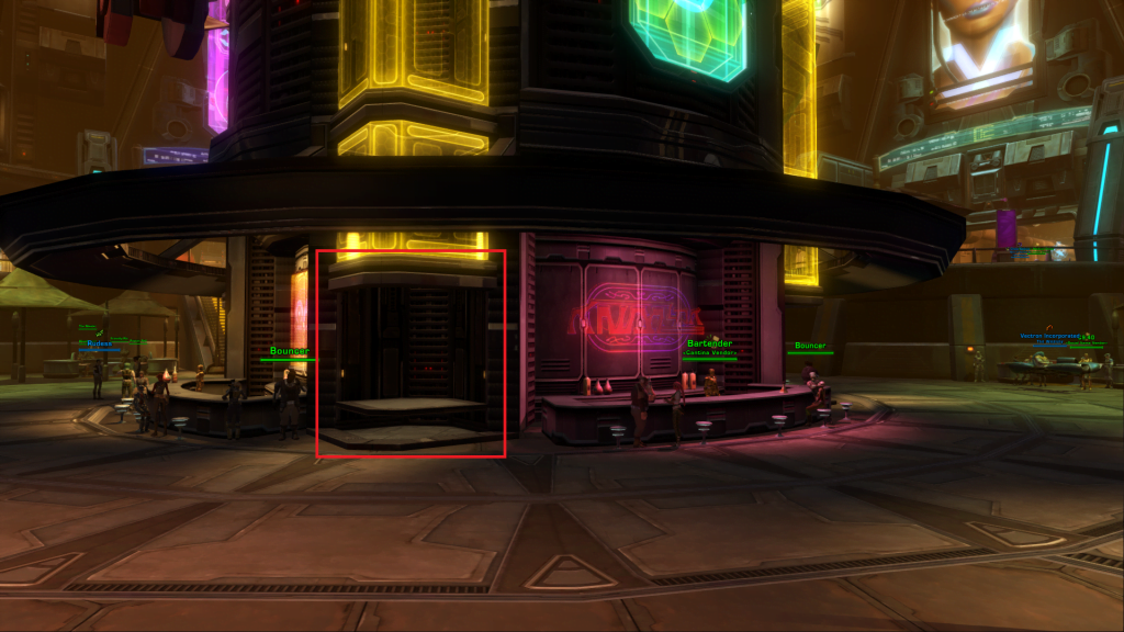 SWTOR VIP Area Lifts - Carrick Spacedock (Republic Fleet)