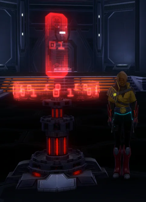 SWTOR Game Update 7.2 PvP Seasons PvP Season 1 Trophy (Small) Decoration Red Effect