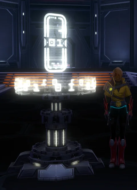 SWTOR Game Update 7.2 PvP Seasons PvP Season 1 Trophy (Small) Decoration  White Effect