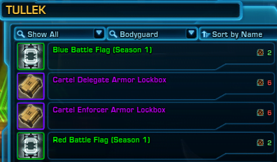 SWTOR Game Update 7.2 PvP Season One Rewards