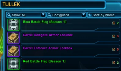 SWTOR Game Update 7.2 PvP Season One Rewards