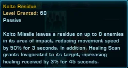 SWTOR PvP Healing - Mercenary Kolto Residue Passive Level 68
