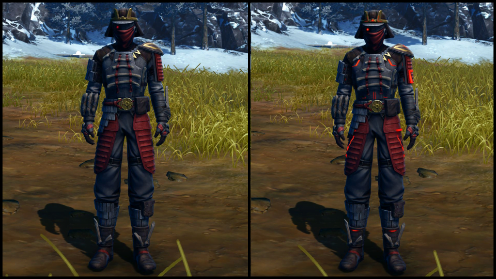 SWTOR PvP Season 2 Shadowhand Armor Set and Shadeveil Warrior’s Armor Set