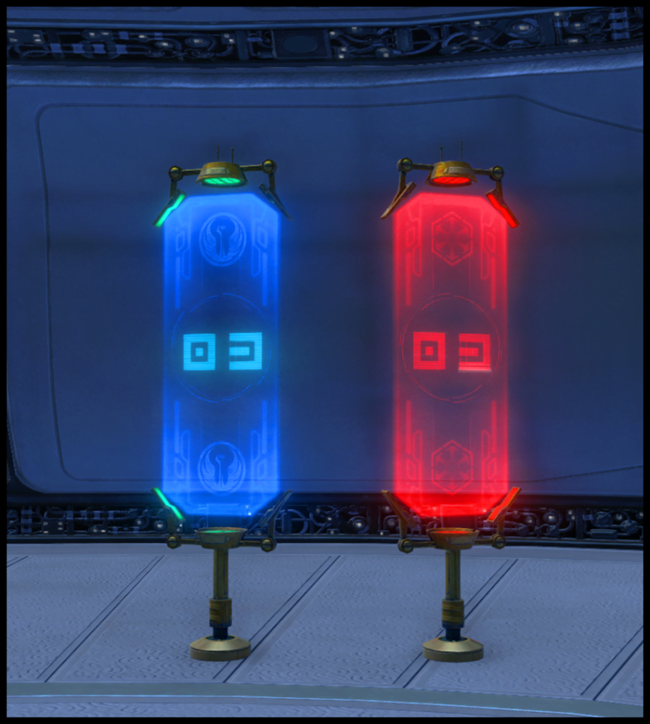 SWTOR PvP Season 3 Flag decorations