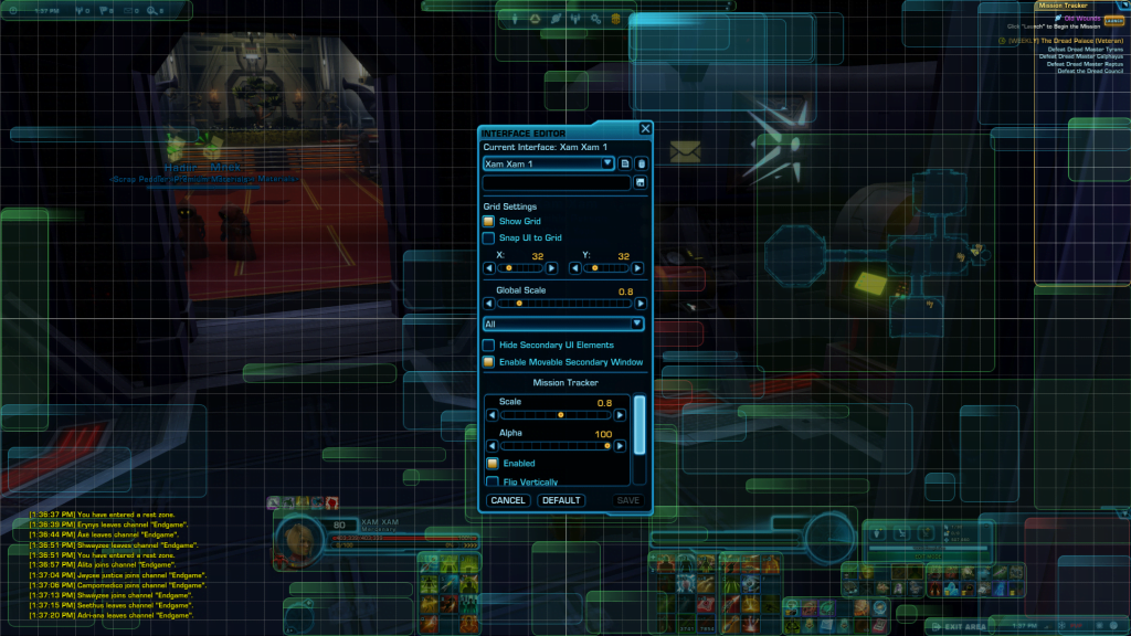 SWTOR UI Customisation