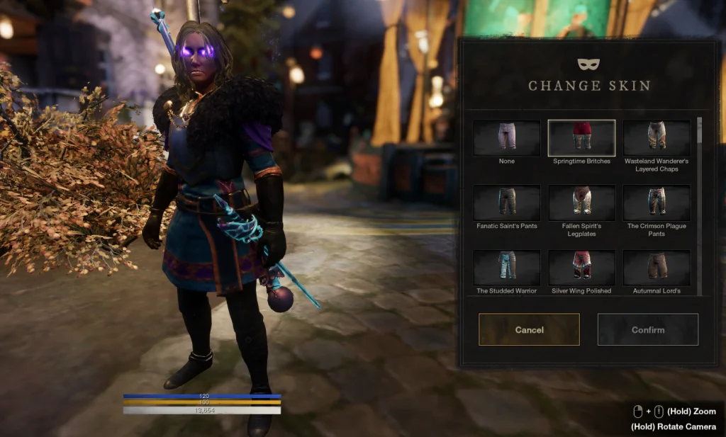 New World Change Skin UI