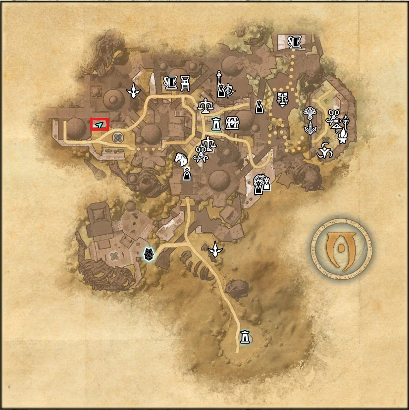 Elder Scrolls Online Fargrave The Deadlands Dailies Location Fargrave City District Map