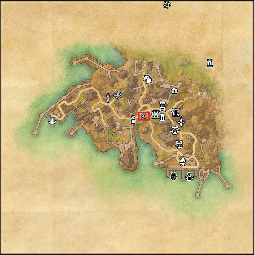 Elder Scrolls Online Galen Dailies Location Vastyr Map