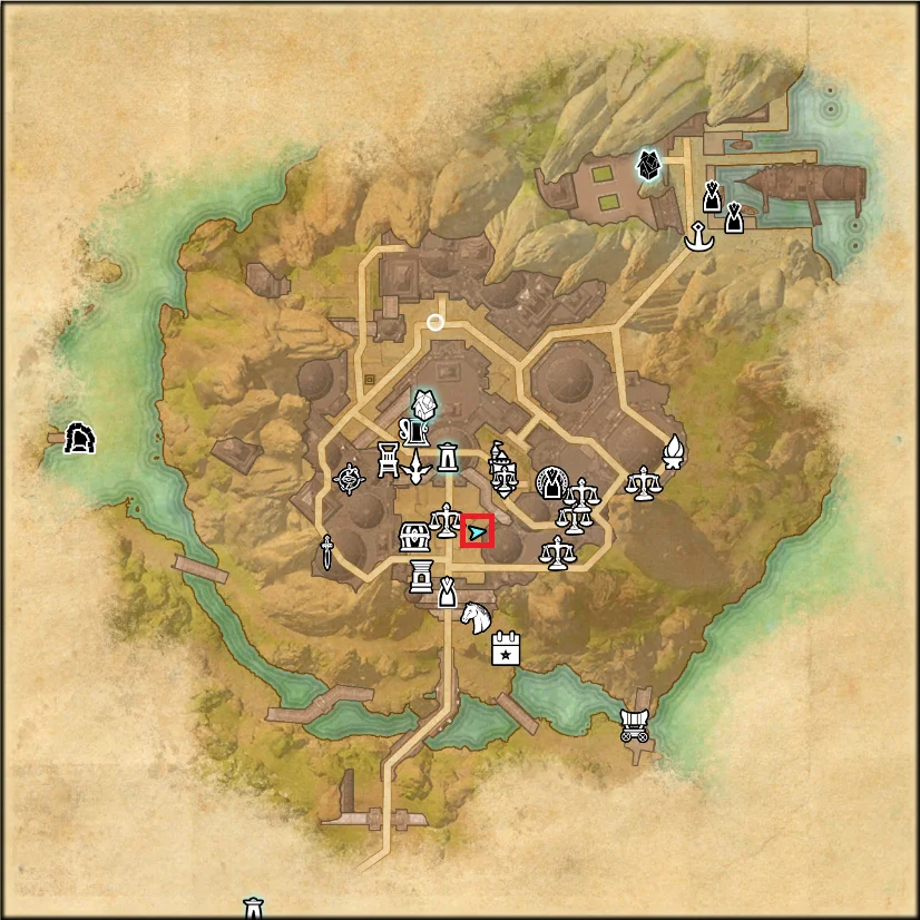 Elder Scrolls Online Telvanni Peninsula Apocrypha Delve and World Boss Dailies Location Necrom Map