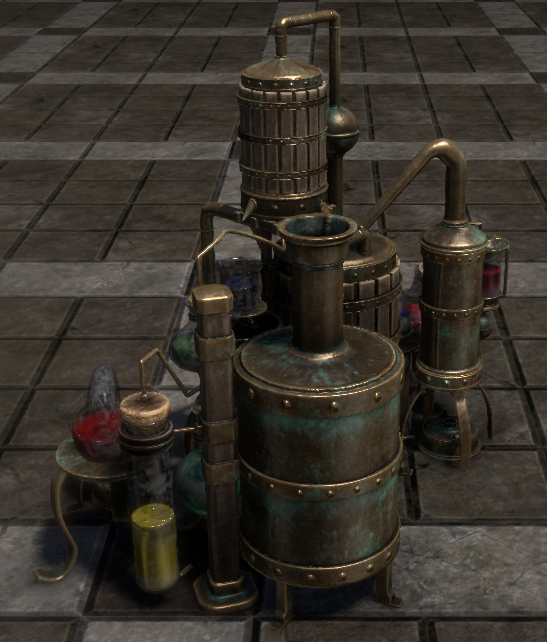 Elder Scrolls Online Update 43 Colovian Alembic Set, Colourful Furnishing