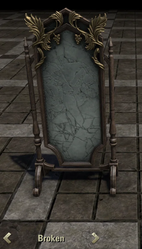Elder Scrolls Online Update 43 Colovian Mirror, Standing Furnishing 