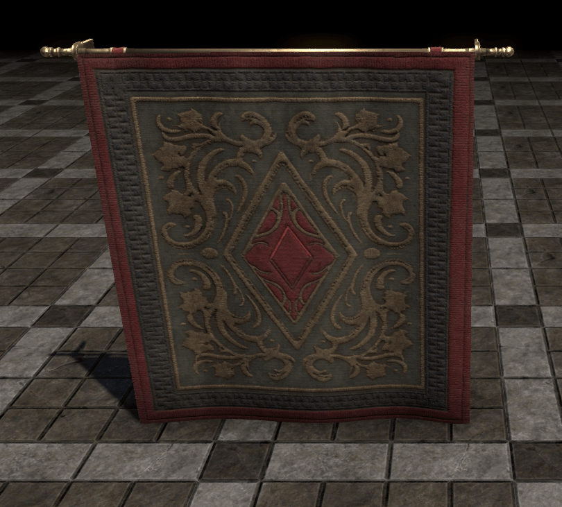 Elder Scrolls Online Update 43 Colovian Tapestry, Red Diamond Furnishing