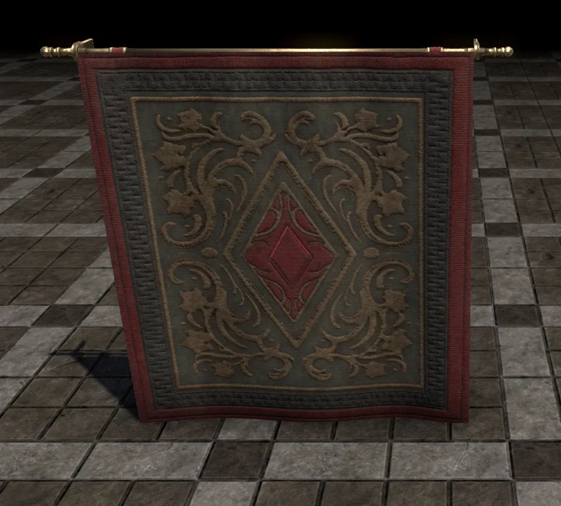 Elder Scrolls Online Update 43 Colovian Tapestry, Red Diamond Furnishing
