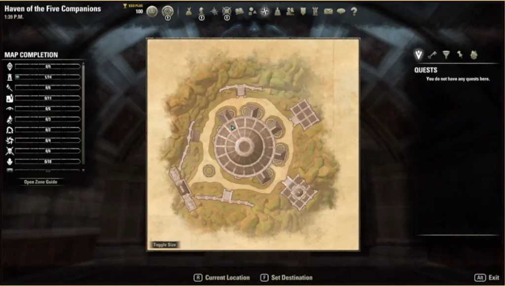 Elder Scrolls Online Update 43 Livestream Haven of the Five Companions Home