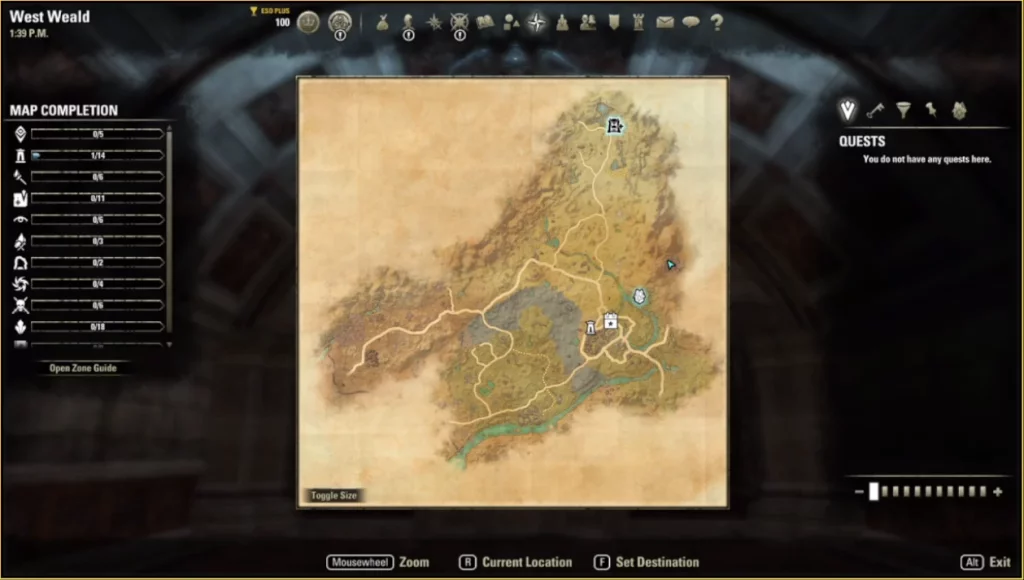 Elder Scrolls Online Update 43 Livestream Haven of the Five Companions Location West Weald
