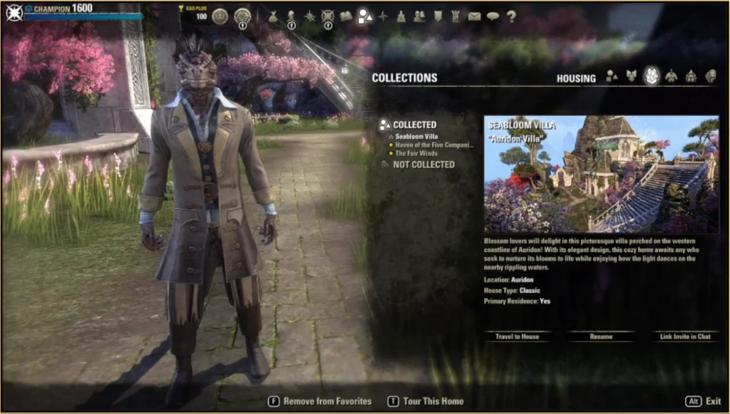 Elder Scrolls Online Update 43 Livestream Seabloom Villa Home