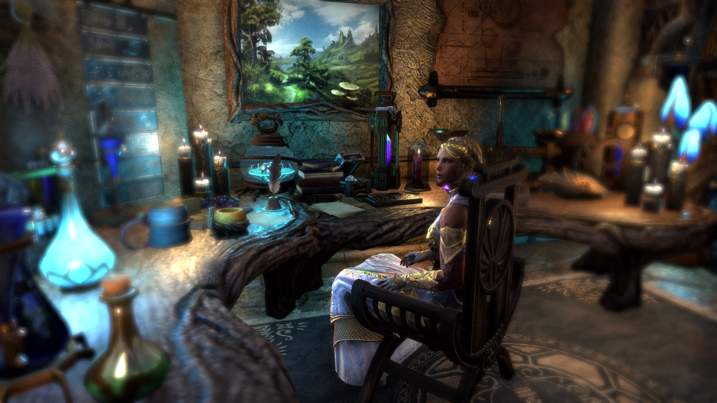Elder Scrolls Online Amaya Lake Lodge Telvanni Study