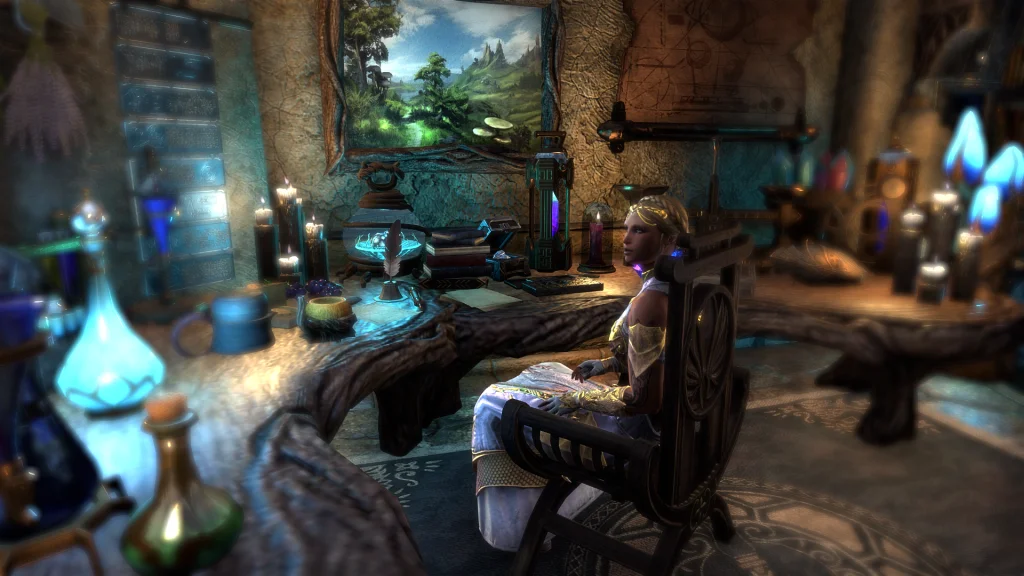 Elder Scrolls Online Amaya Lake Lodge Telvanni Study